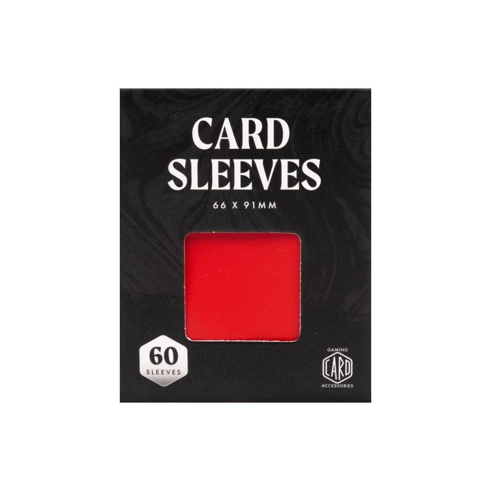 Professor Puzzle Deck Protector Sleeves - RED