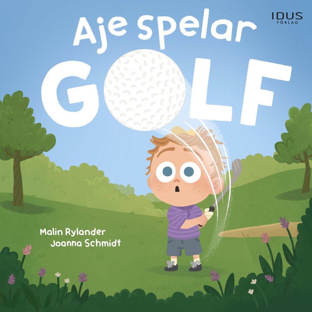 Idus Förlag Aje spelar golf (inbunden)