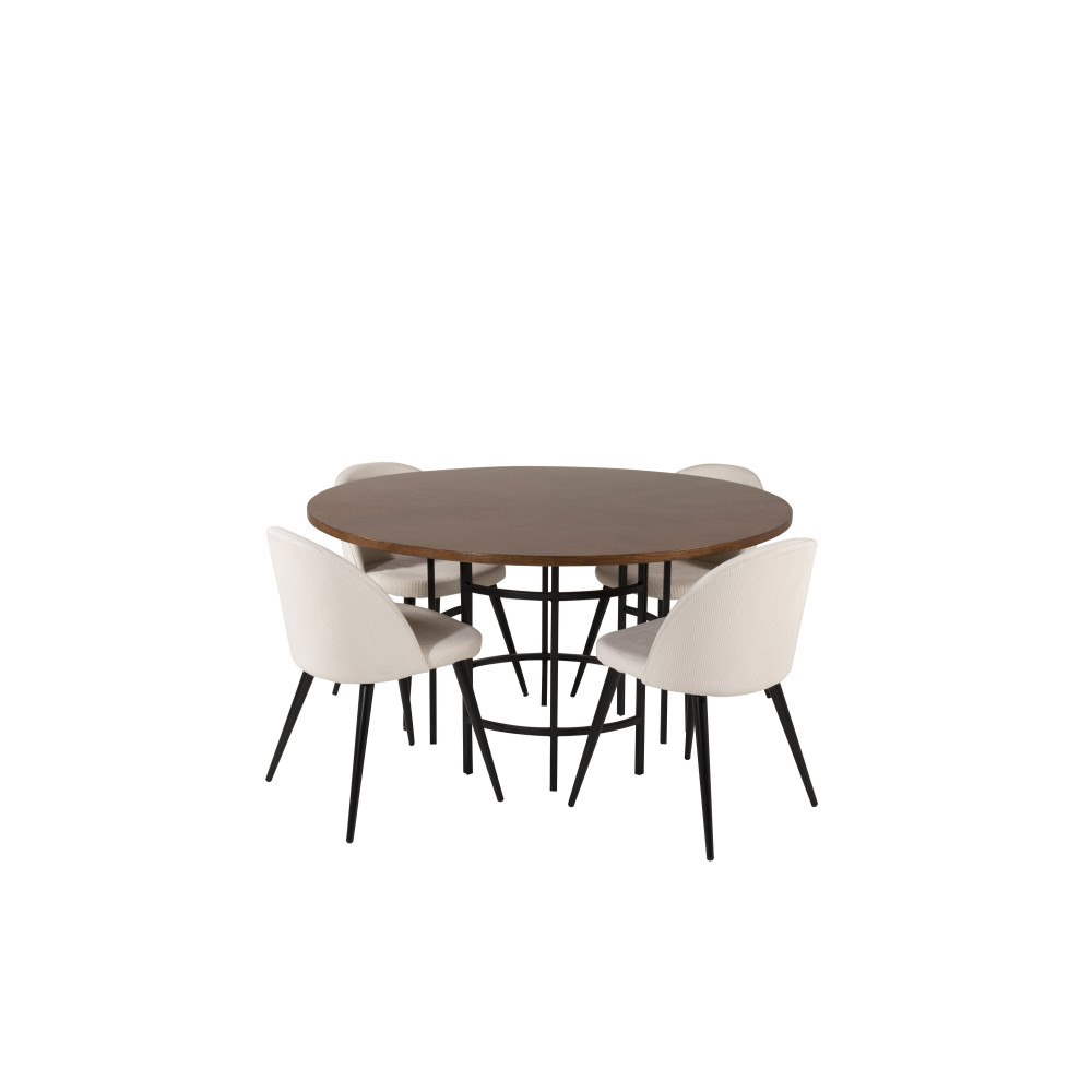 Venture Home Copenhagen Matbord med Velvet Stolarna
