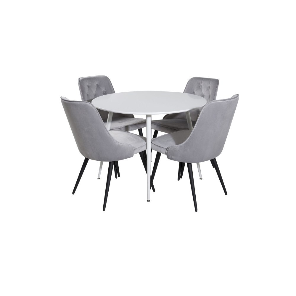 Venture Home Plaza Matbord med Velvet Deluxe Stolarna