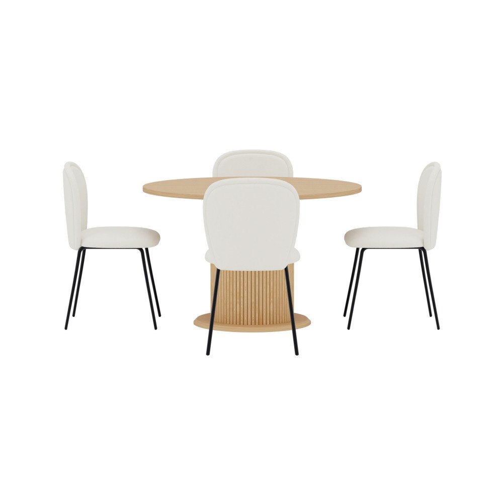 Venture Home Reko Matbord med Carl Stolarna