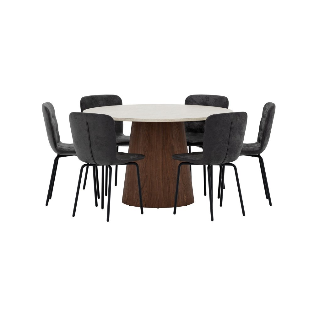 Venture Home Lanzo Matbord med Punsch Stolarna