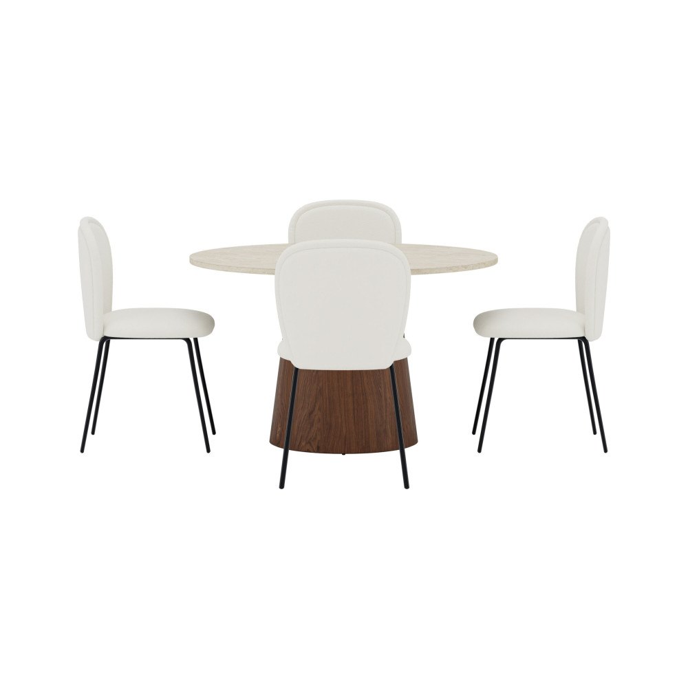 Venture Home Lanzo Matbord med Carl Stolarna