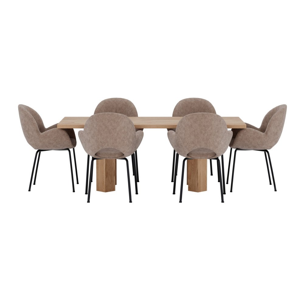 Venture Home Lillehammer Matbord med Florensa Stolarna