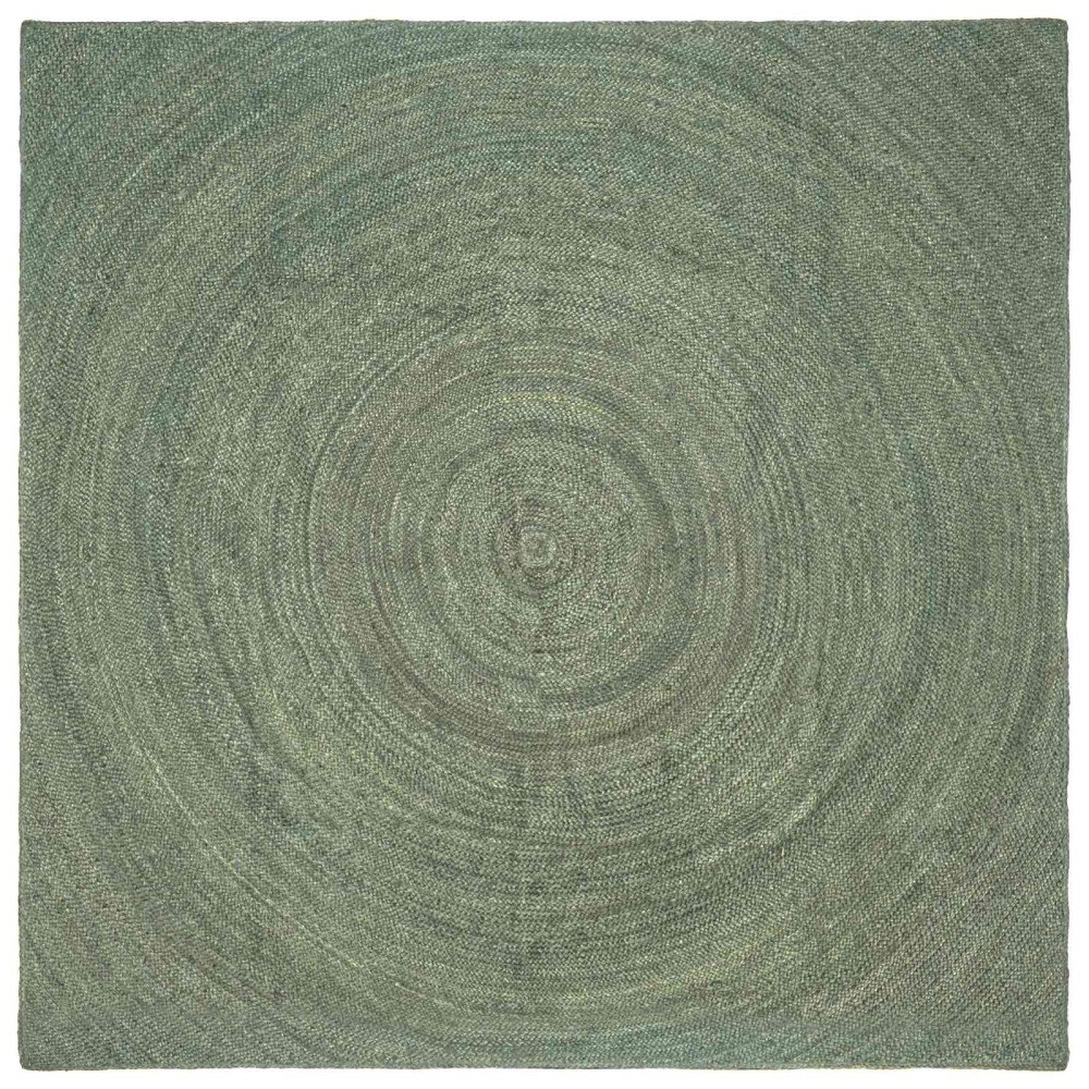 vidaXL Områdesmattor Olivgrön 300 x 300 cm Jute