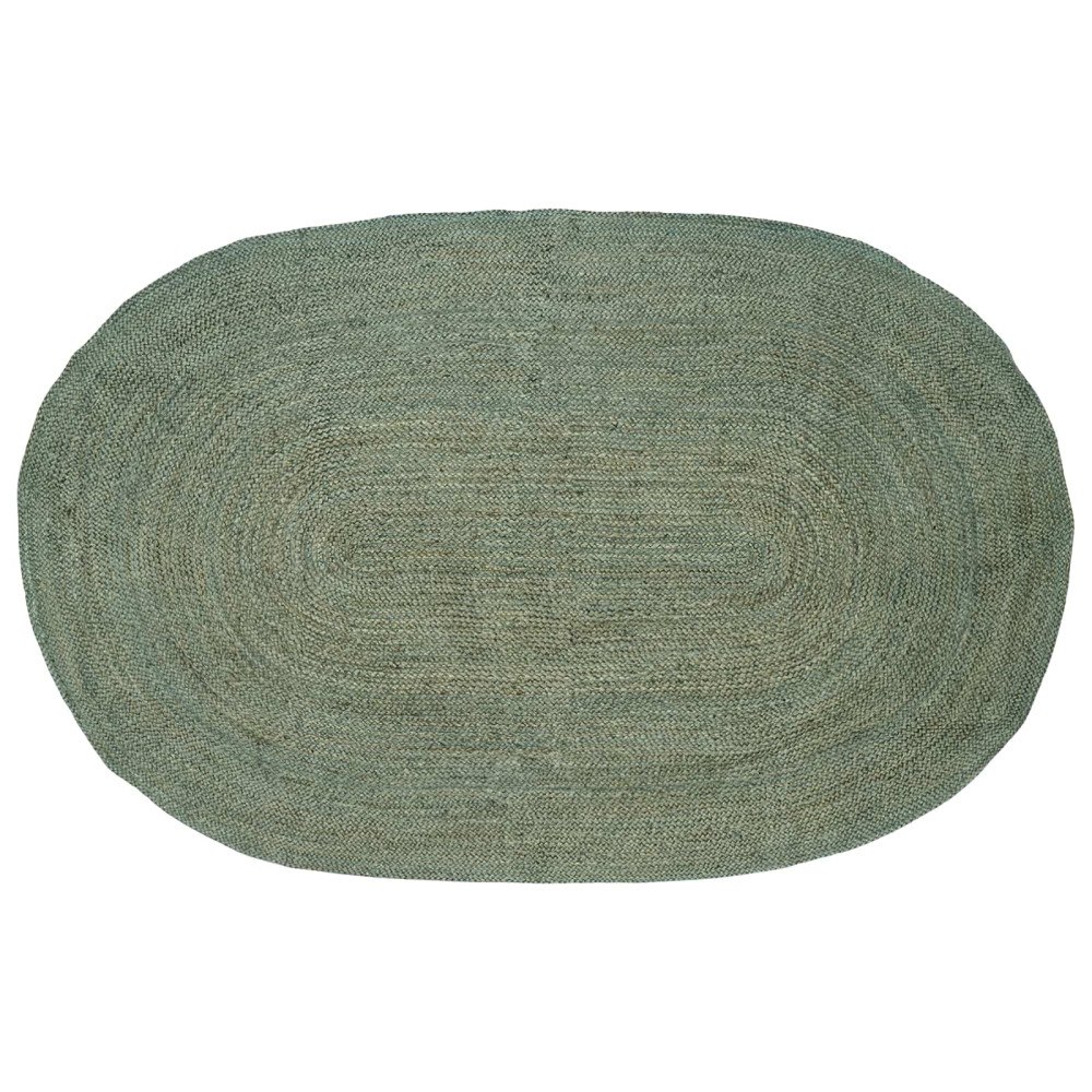 vidaXL Områdesmattor Olivgrön 152 x 245 cm Jute