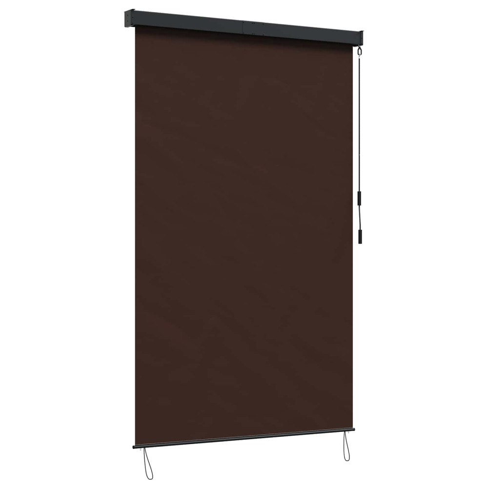 vidaXL Rullgardin Brun 160 x 250 cm Tyg och Aluminium