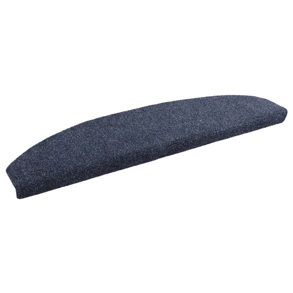 vidaXL Självhäftande trappmattor 15 pcs Blå 80 x 24,5 x 3,5 cm