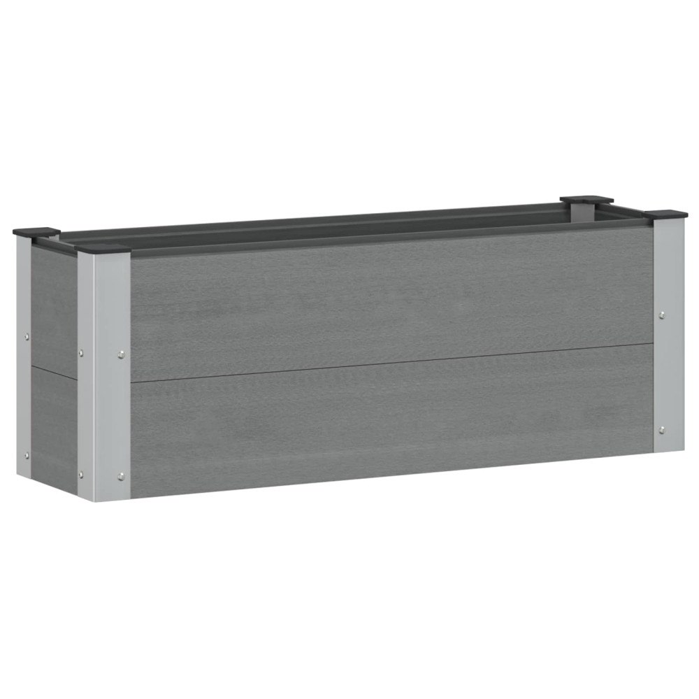 vidaXL Upphöjd odlingslåda Grå 100 x 30 36 cm