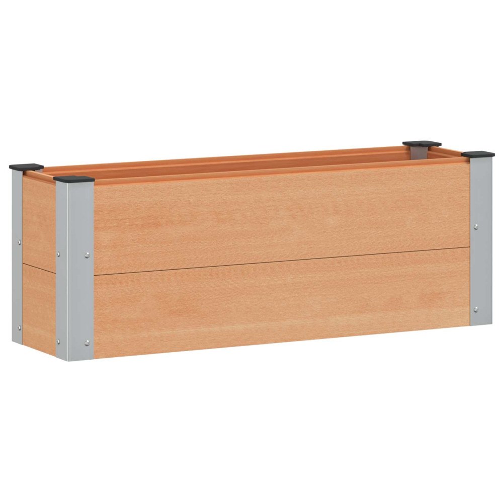 vidaXL Upphöjd odlingslåda Brun 100 x 30 x 36 cm