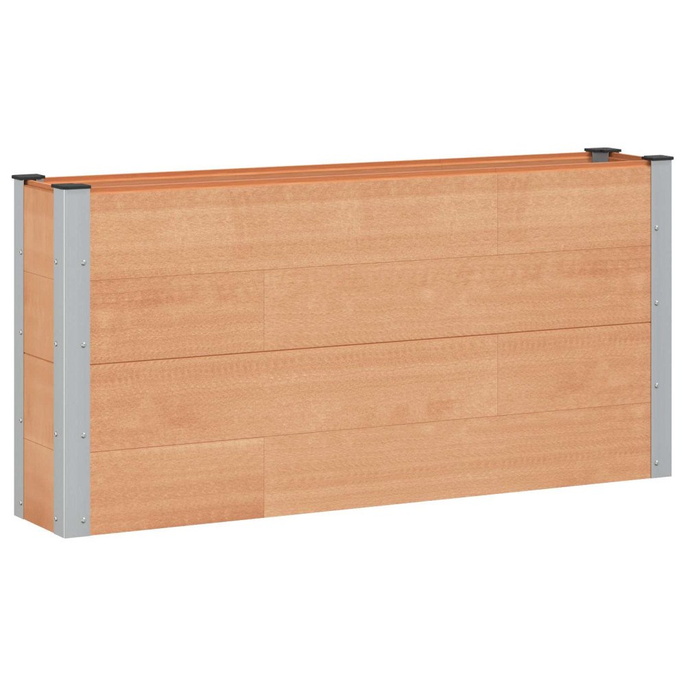 vidaXL Upphöjd odlingslåda Brun 150 x 30 x 72 cm