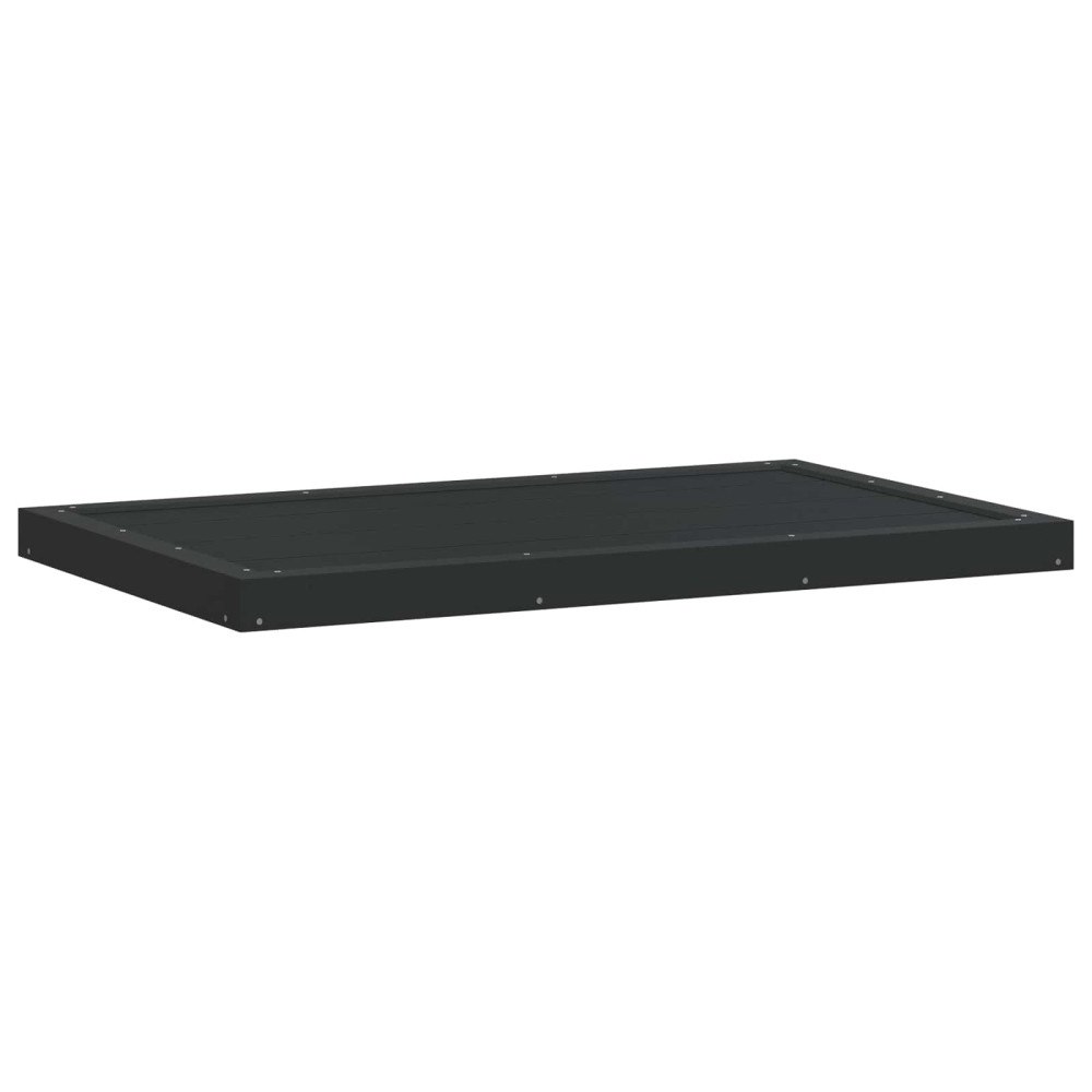 vidaXL Duschbasplatta Svart 101 x 63 x 5,5 cm WPC
