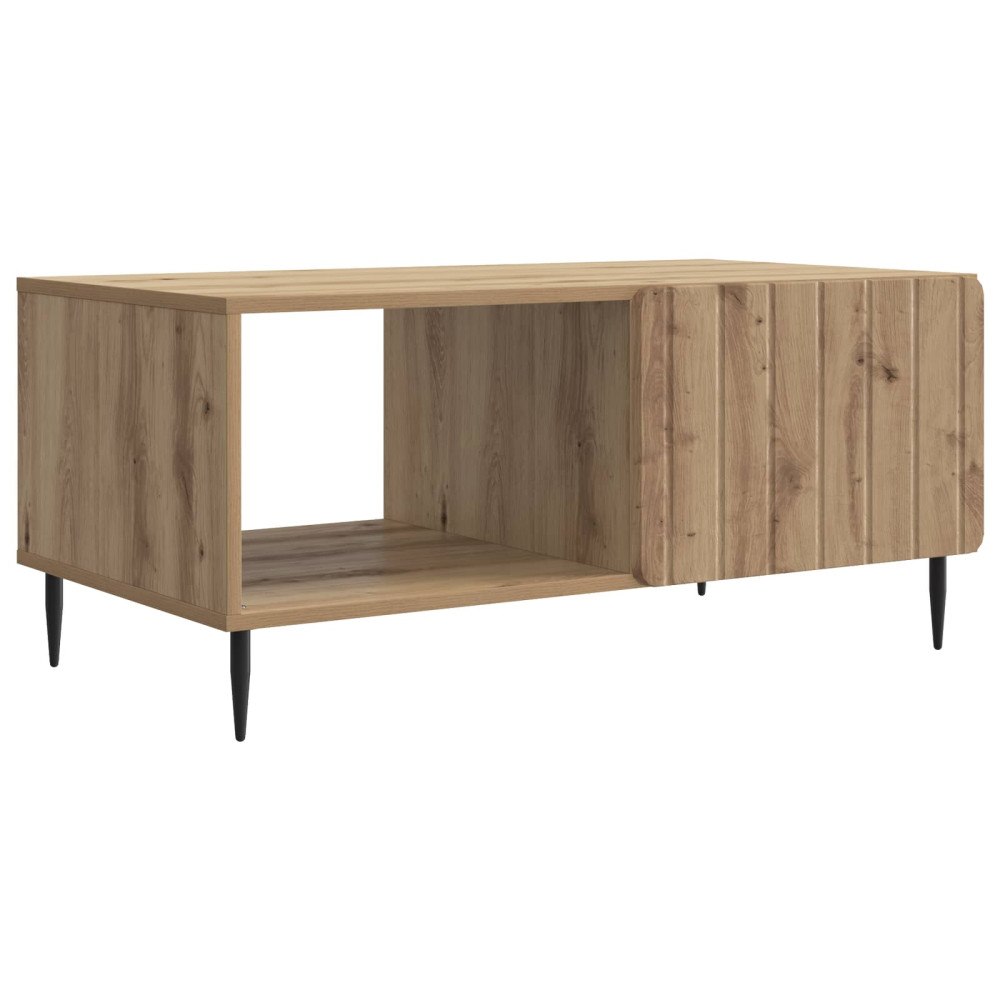 vidaXL Kaffeebord Artisan-ek 90 x 50 x 40 cm Konstruerat trä