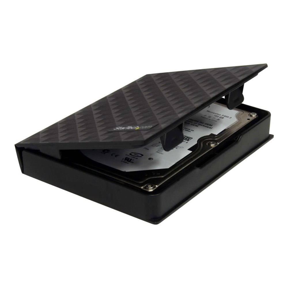 StarTech.com StarTech.com 2.5in Anti-Static Hard Drive Protector Case - Black (3pk) - 2.5 HDD protector black - 2.5 HDD protector (HD...