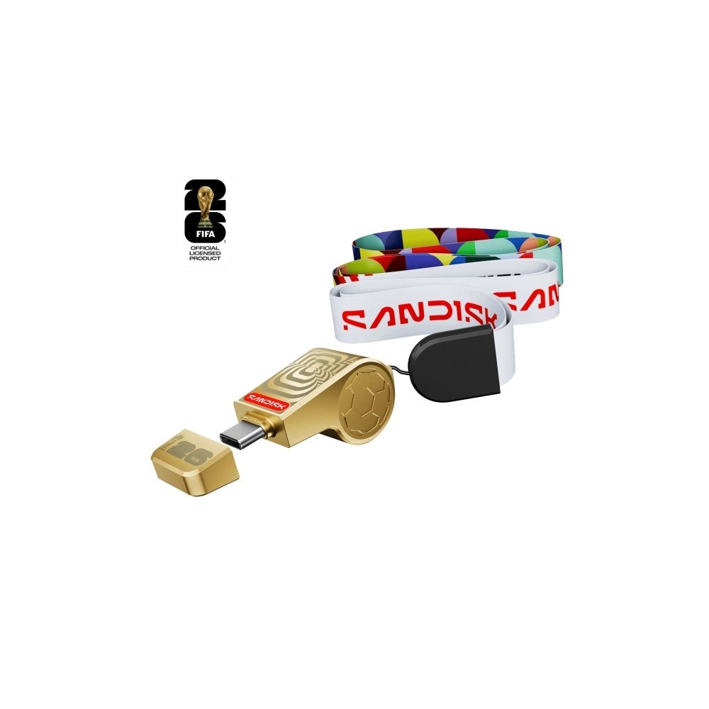 SANDISK SanDisk - FIFA World Cup 2026 (Gold Edition) - USB flash-enhet - 128 GB