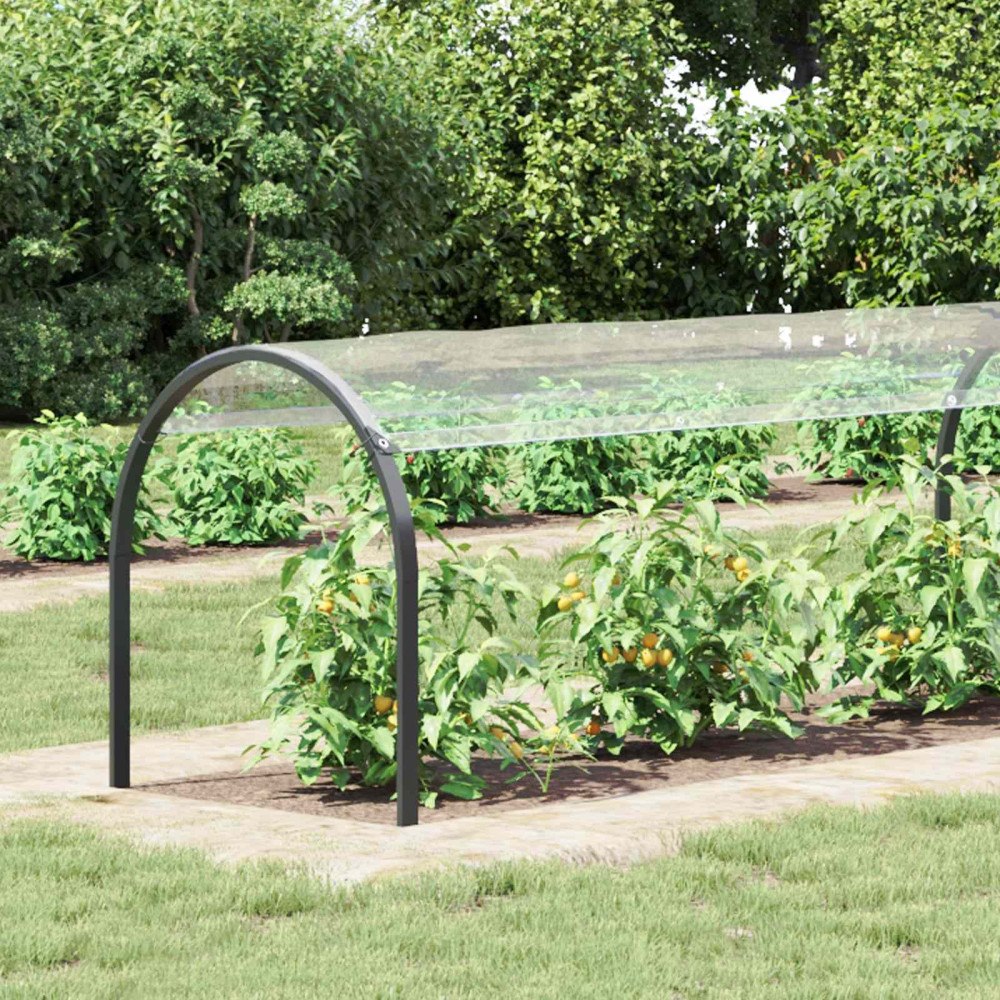 vidaXL Växtskydd Transparent 6 x 1,5 m PVC