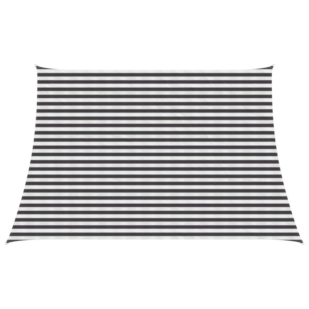 vidaXL Solsätt segel Antracit och vitt 4 / 5 x 3 m HDPE