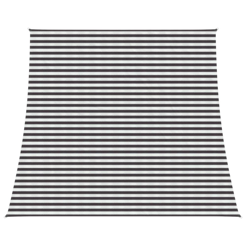 vidaXL Solsätt segel Antracit och vitt 4 / 5 x 4 m HDPE