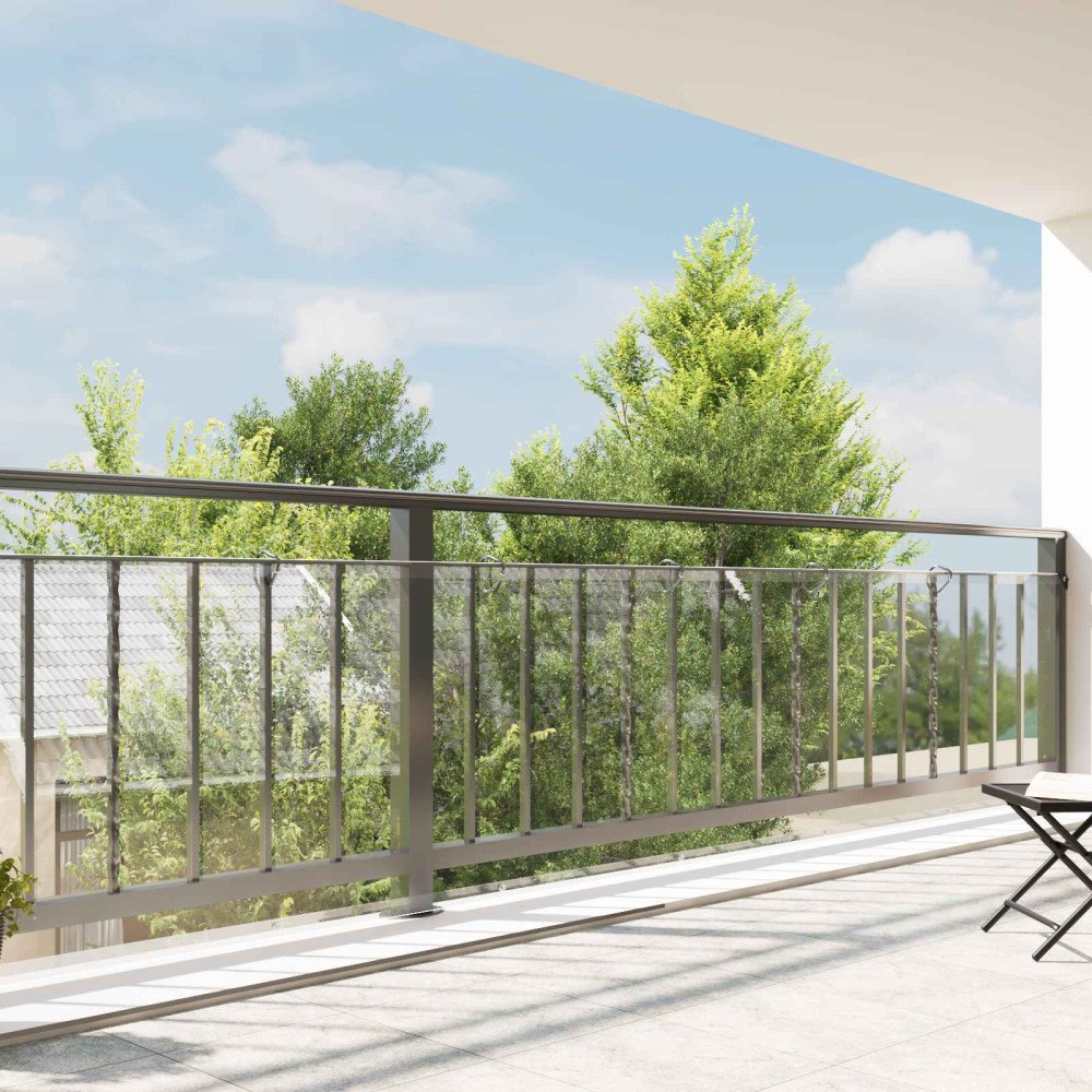 vidaXL Tarp 350 gsm Transparent 10 x 1,5 m PVC