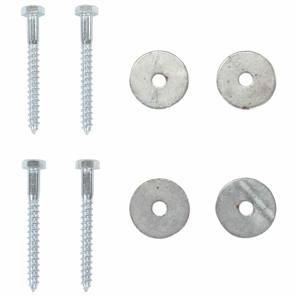 vidaXL Jordankare 6 pcs Silver Ø10 x 60 cm Galvaniserat metall