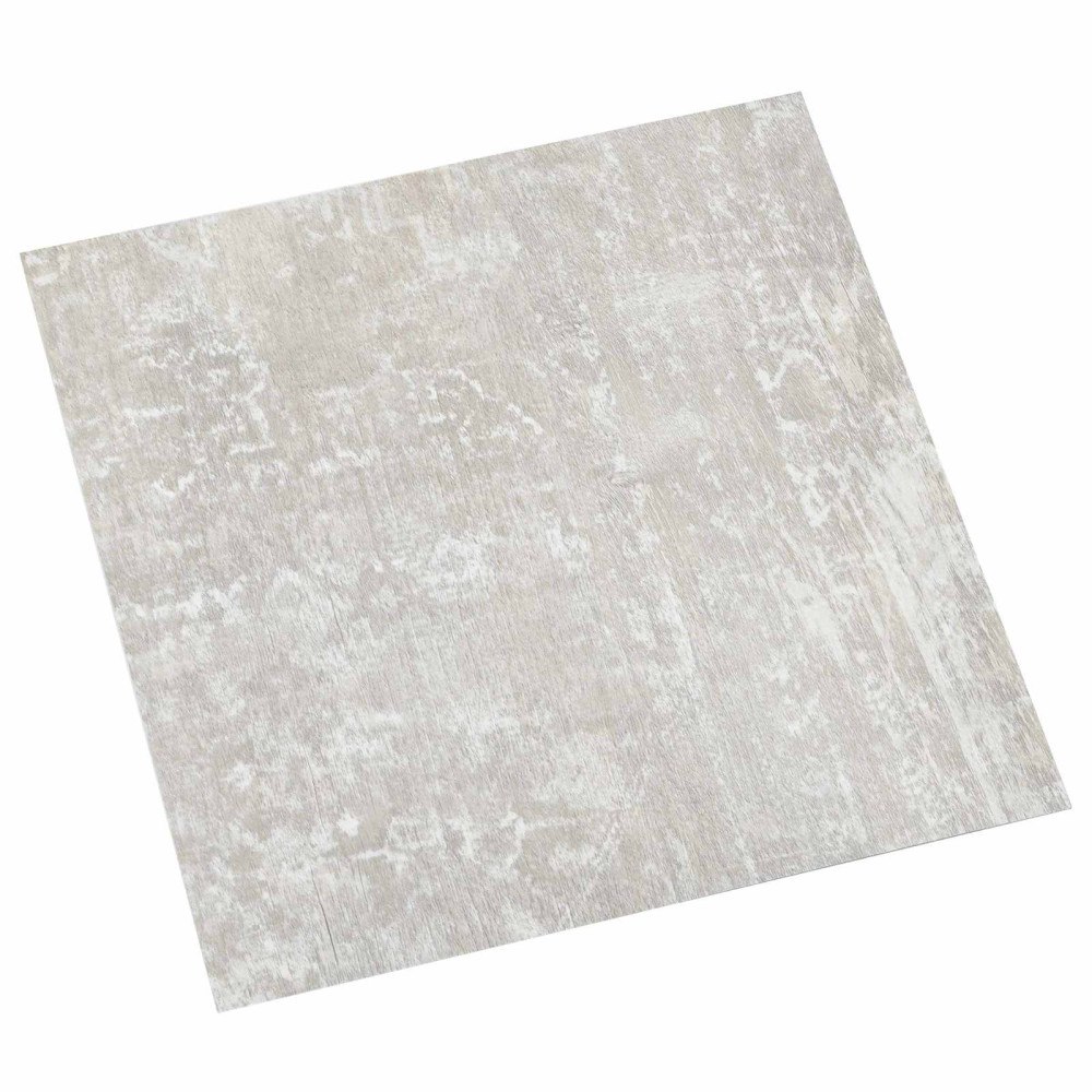vidaXL Självhäftande golvplankor 30,5 x 30,5 cm 20 pcs PVC Ljusgrå