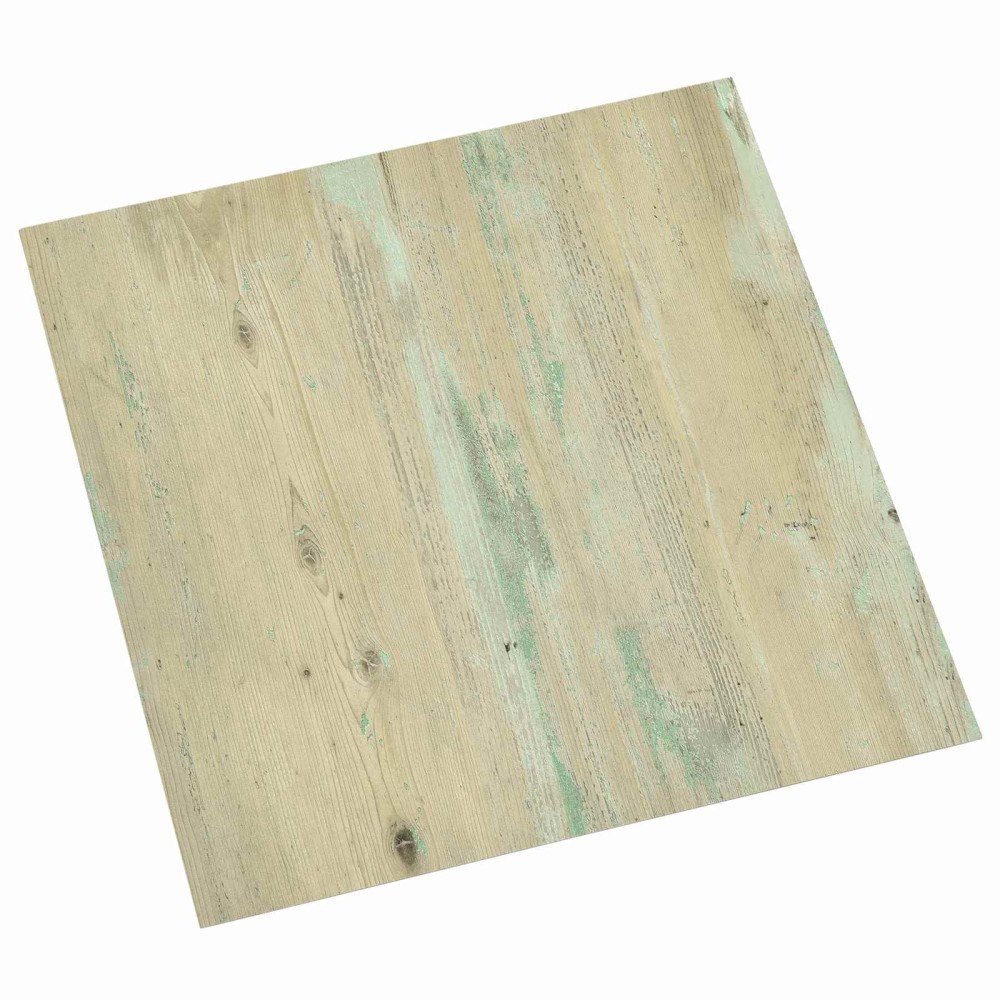 vidaXL Självhäftande golvplankor 30,5 x 30,5 cm 20 pcs PVC Ljusbrun