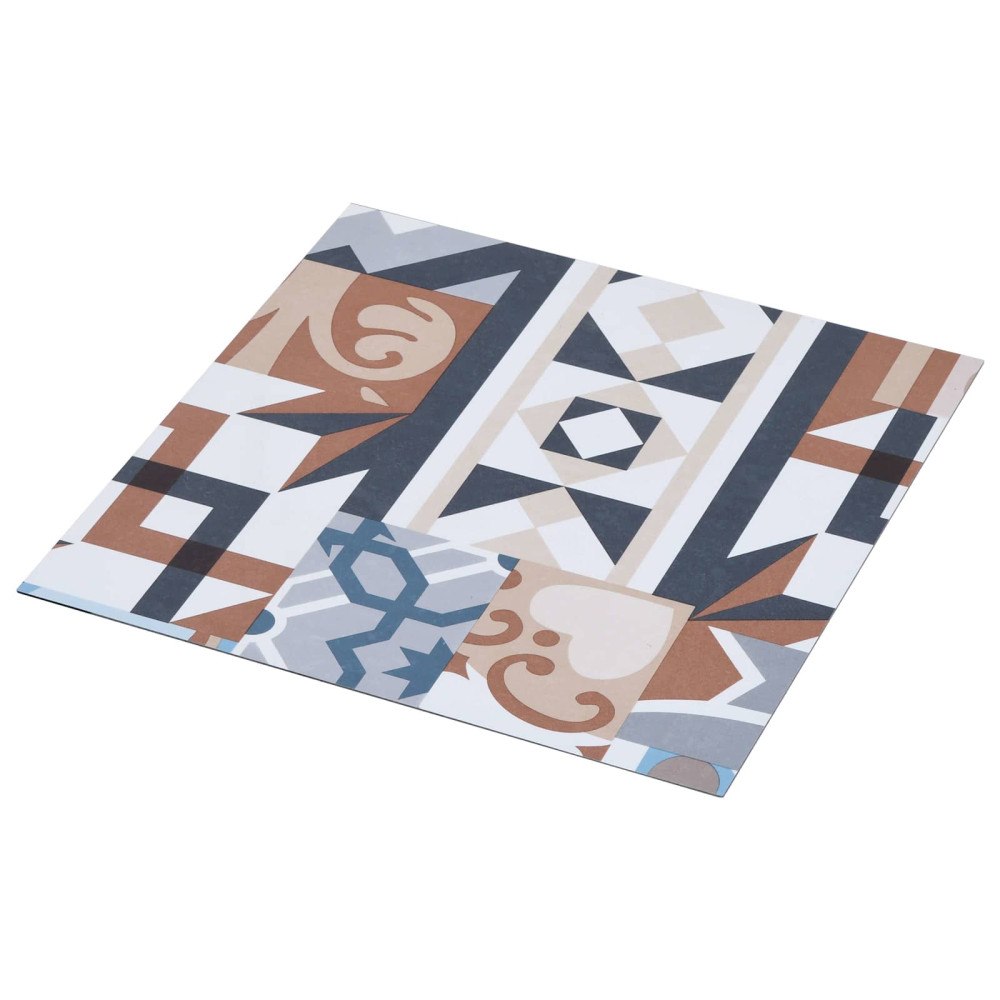 vidaXL Självhäftande golvplankor 30,5 x 30,5 cm 20 pcs PVC Monomönster