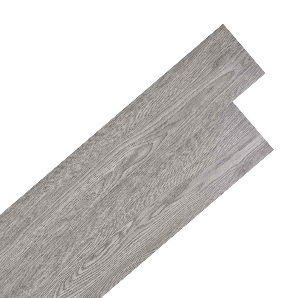 vidaXL Självklistrande PVC-golvplankor 30,5 x 61 cm 28 pcs PVC Mörkgrå
