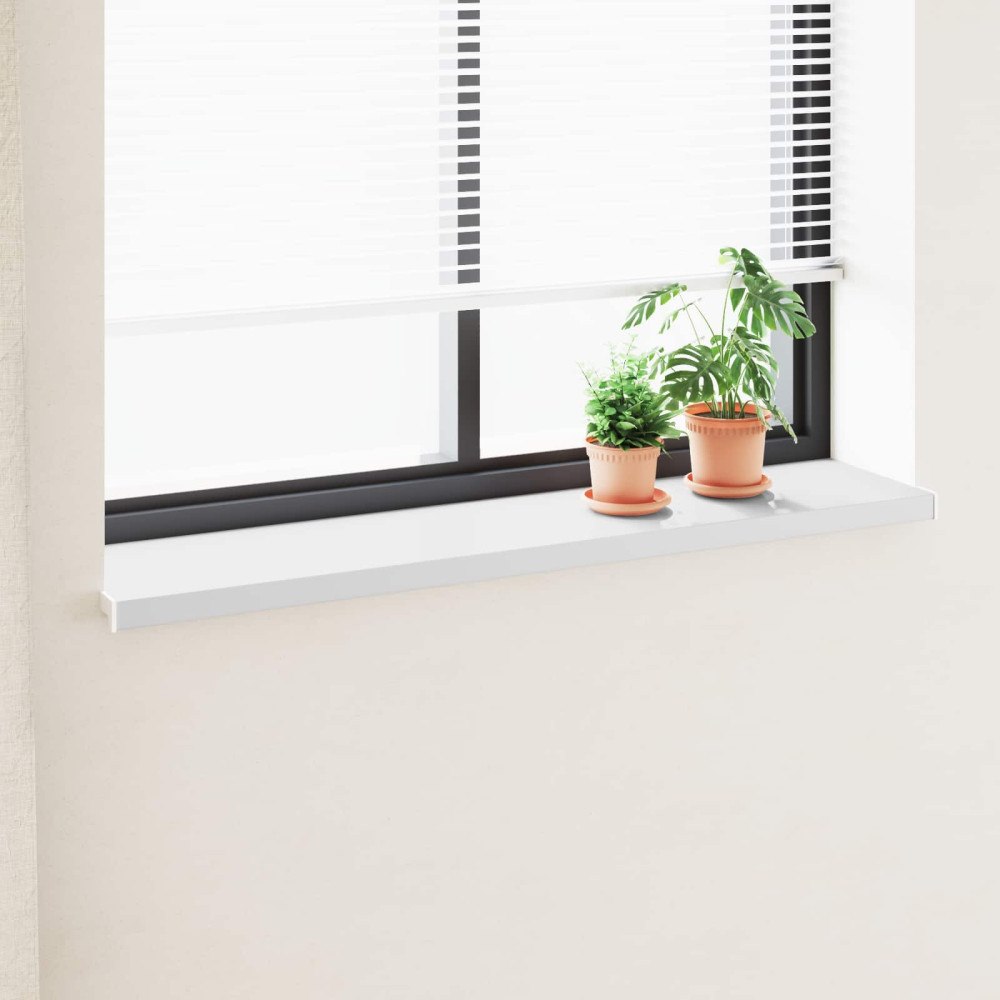 vidaXL Fönsterbräda Vit 160 x 30 x 4,5 cm PVC