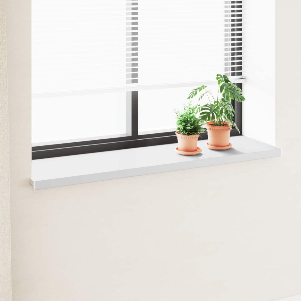 vidaXL Fönsterbräda Vit 140 x 40 x 4,5 cm PVC