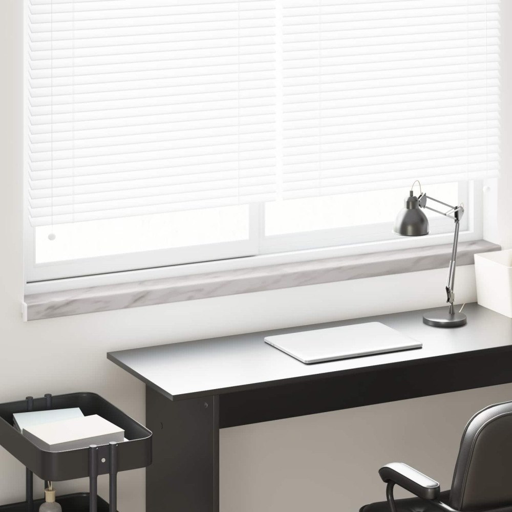 vidaXL Fönsterbräda Marmorstruktur 160 x 10 x 4,5 cm PVC