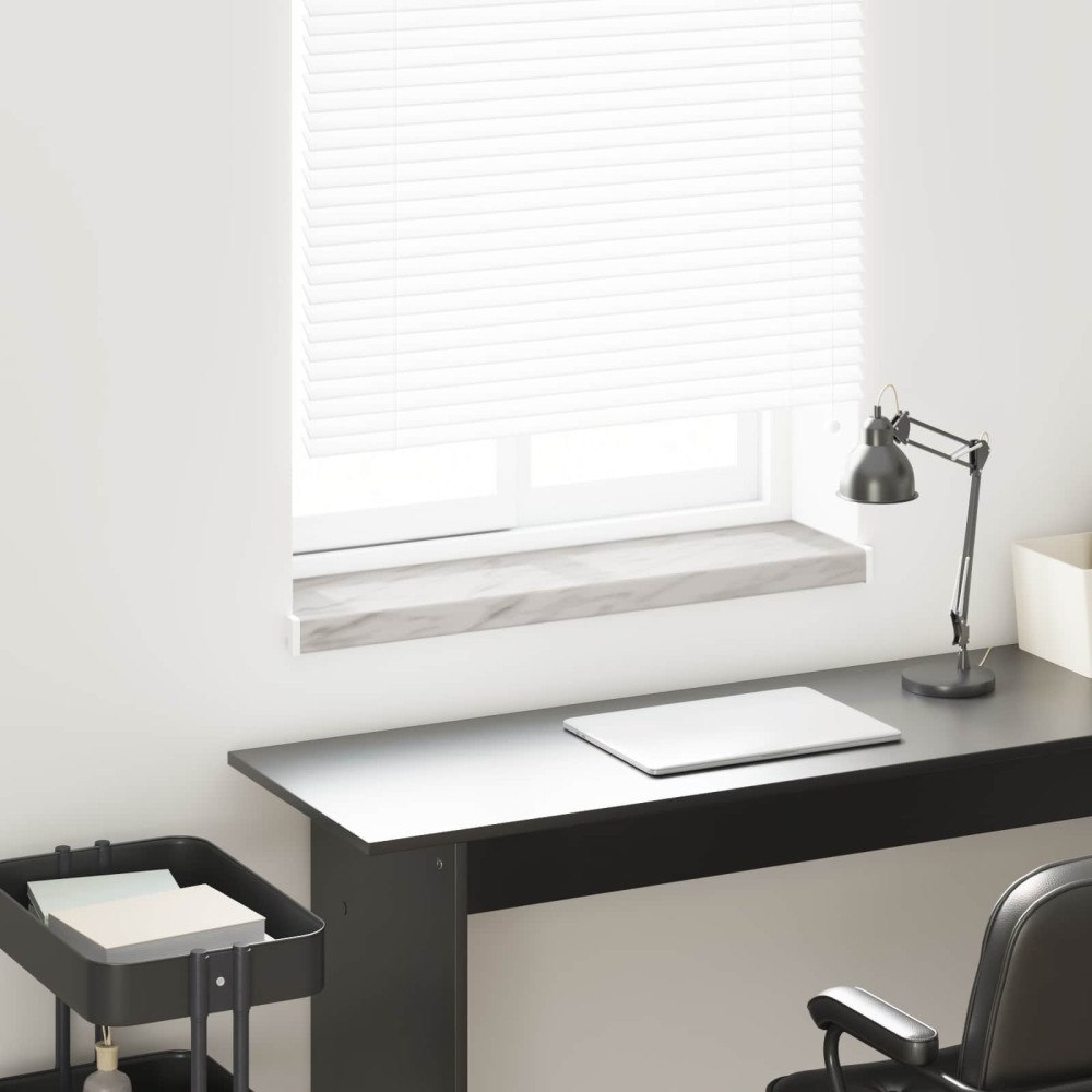 vidaXL Fönsterbräda Marmorstruktur 80 x 20 x 4,5 cm PVC
