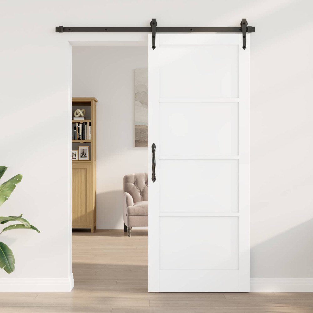vidaXL Inredningsdörr Vit 83 x 211 cm Plywood