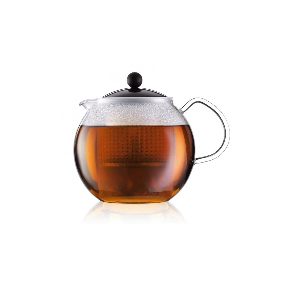 Bodum Bodum Assam, Enklel tekanna, 1500 ml, Svart, Transparent, Gl...