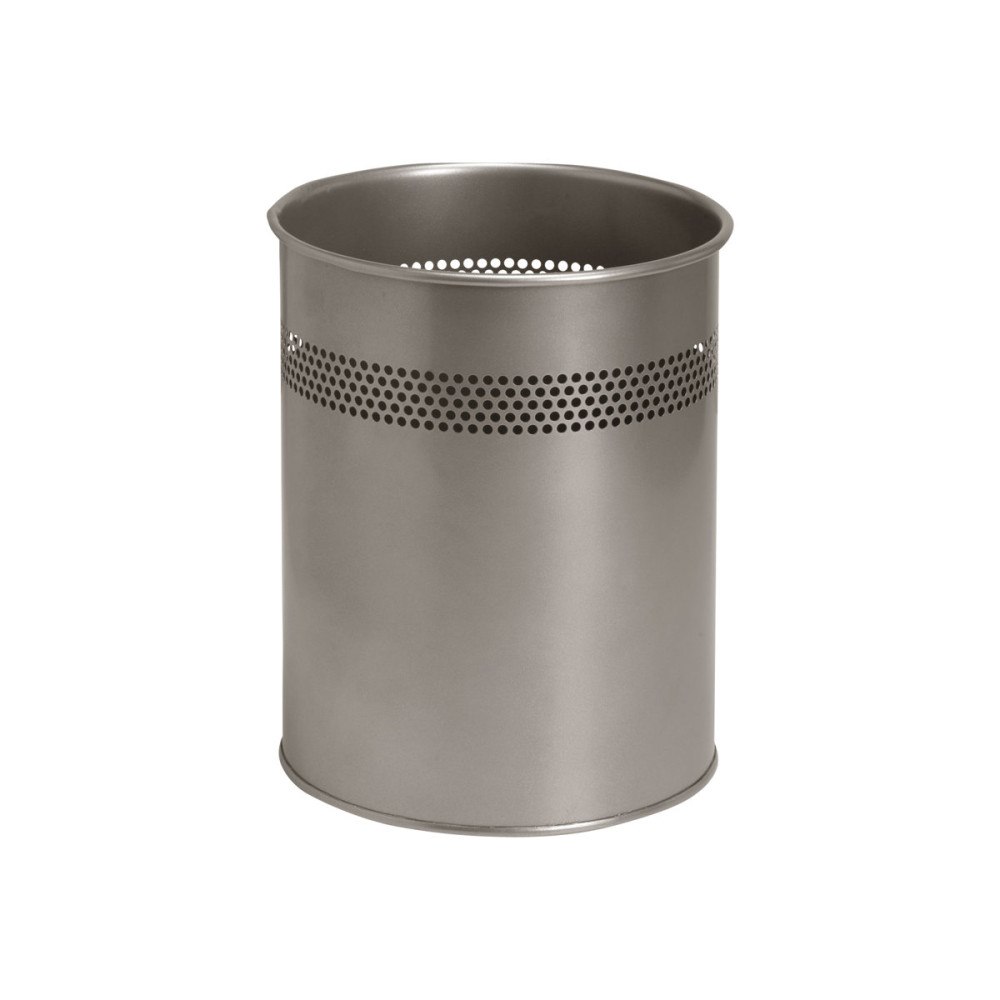 TWINCO TWINCO A/S - avfallskorg - 15 L - metall - silver