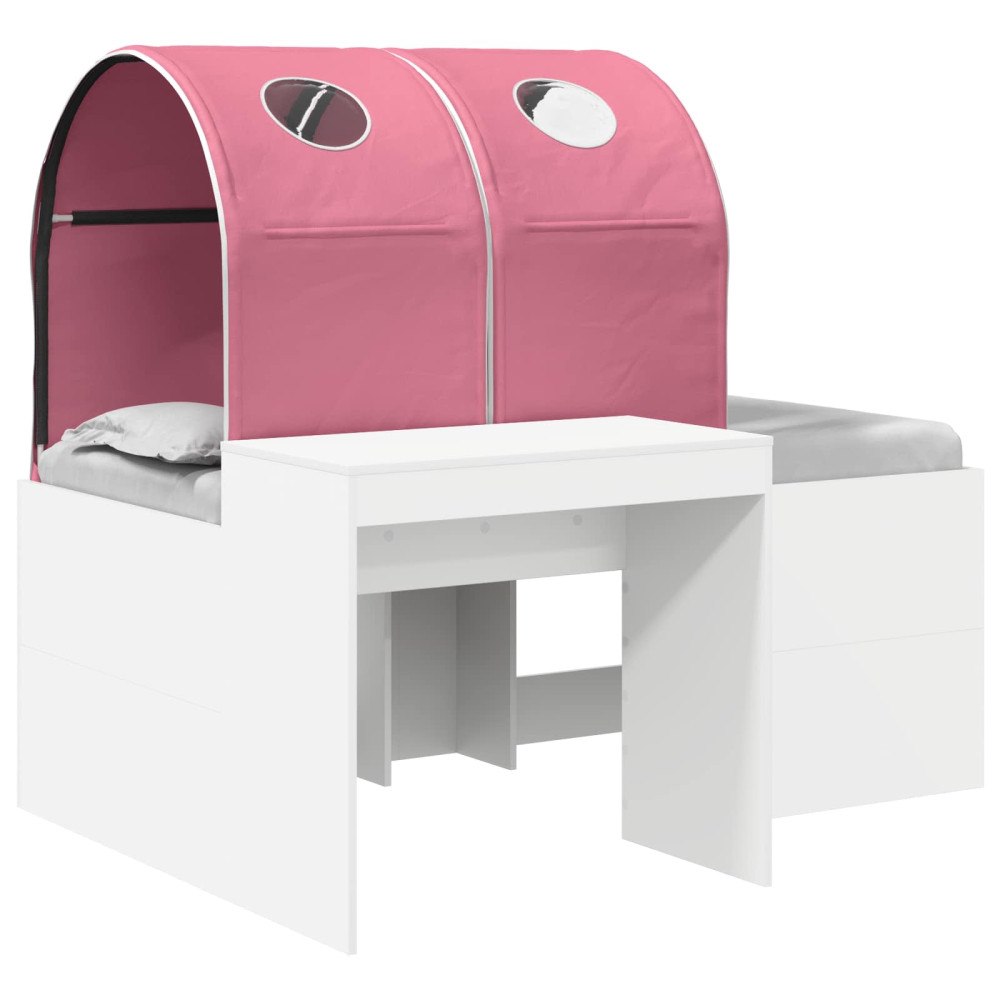 vidaXL Säng med Tunneln 4 pcs Artisian Ek och Rosa Konstruerat trä