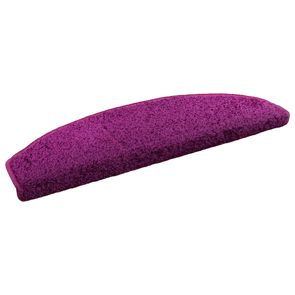 vidaXL Självhäftande trappmattor 15 pcs Violett 80 x 24,5 x 3,5 cm