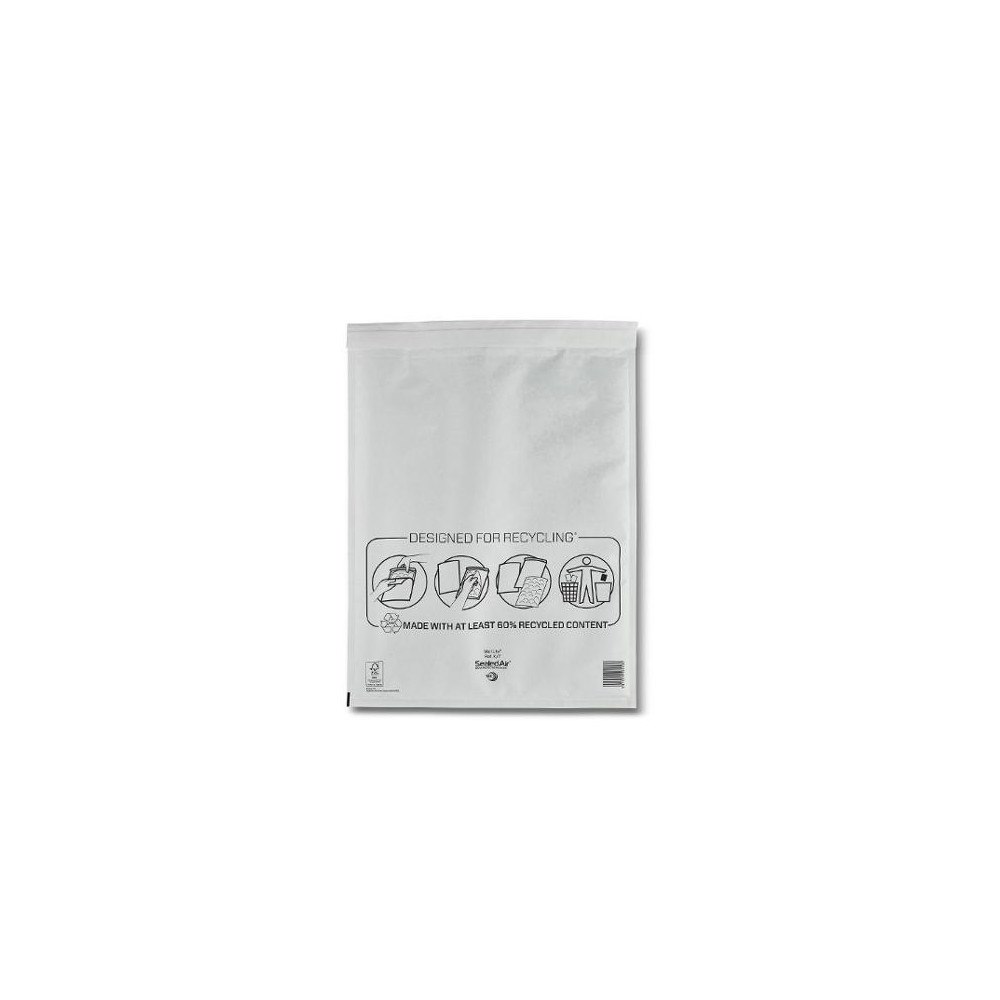 Sealed Air Bubbelpåse K/7 350x470mm vit 100/fp