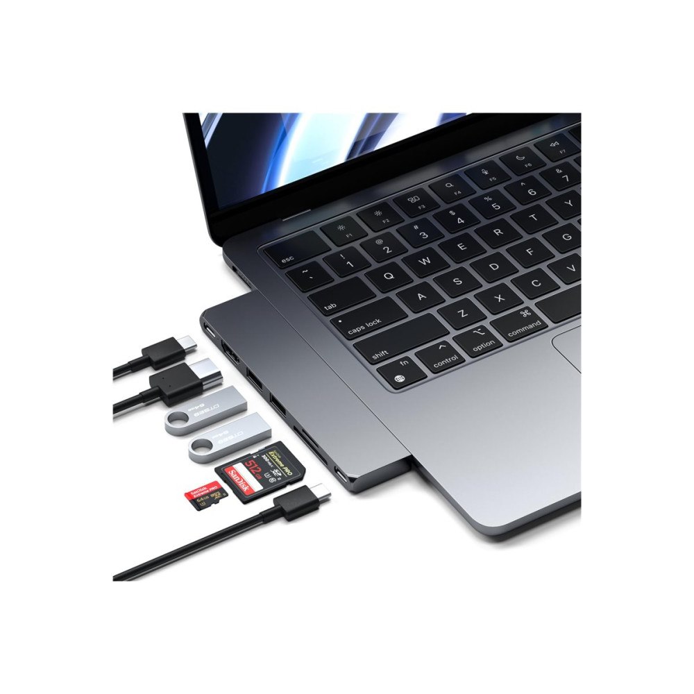 Satechi Satechi Pro Hub Slim - dockningsstation - USB-C x 2 - HDMI