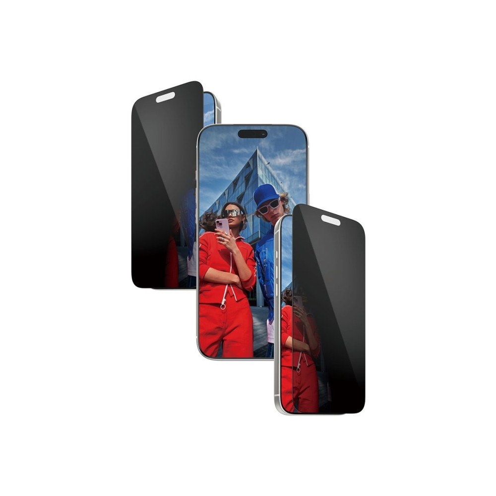 PanzerGlass PanzerGlass Privacy - skärmskydd för mobiltelefon - ultrabred passning med EasyAligner