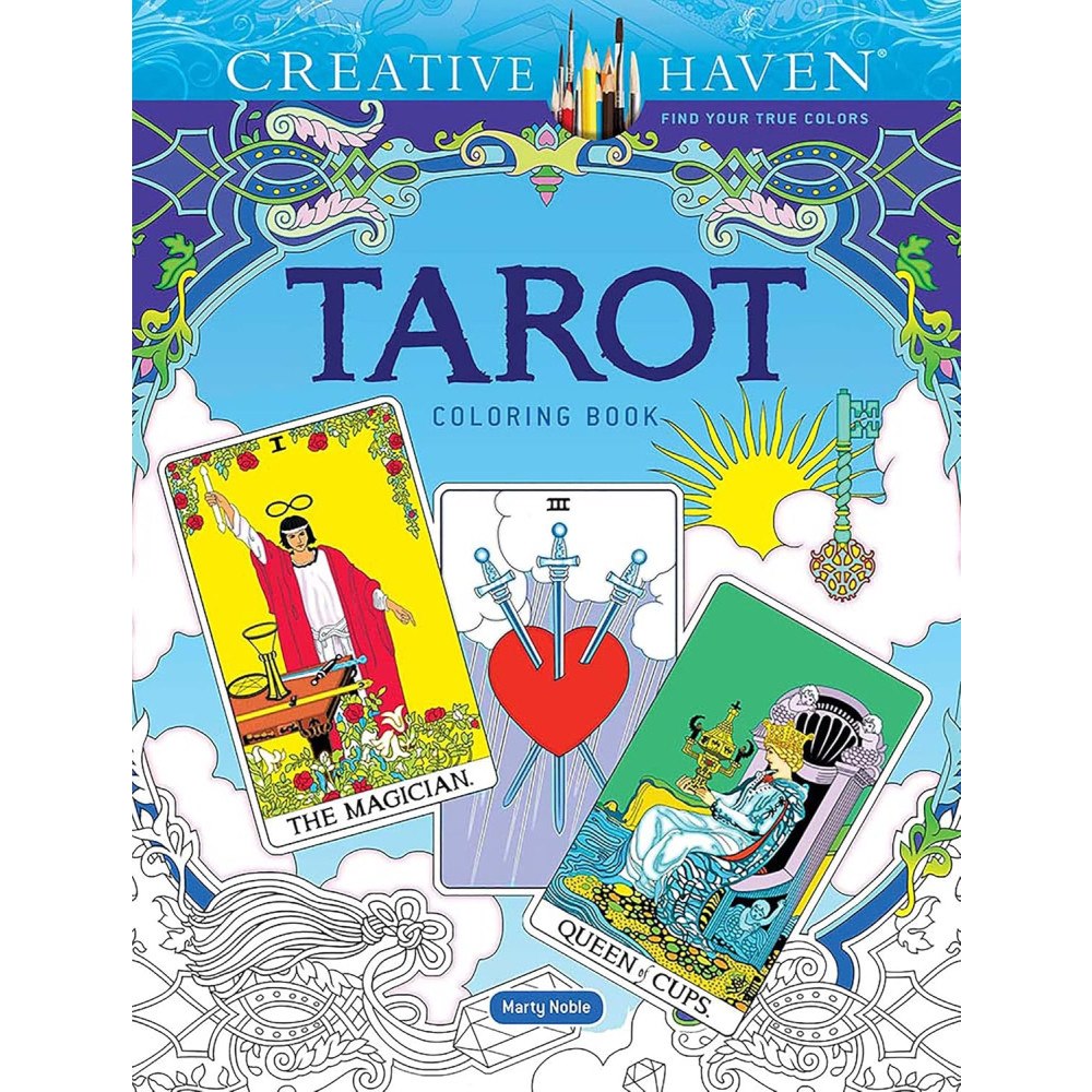 Marty Noble Creative Haven Tarot Coloring Book (häftad, eng)