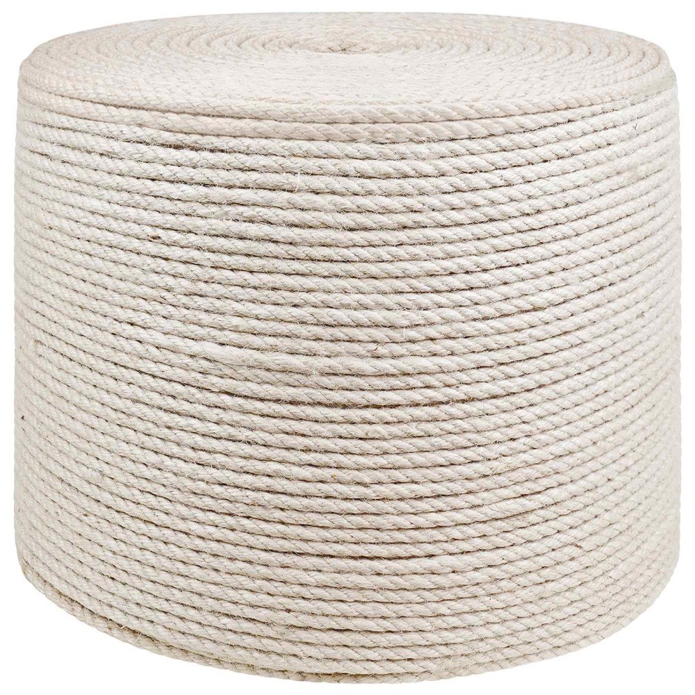 vidaXL Jutegarn 10 pcs 2 Vit 100% Tossa jute