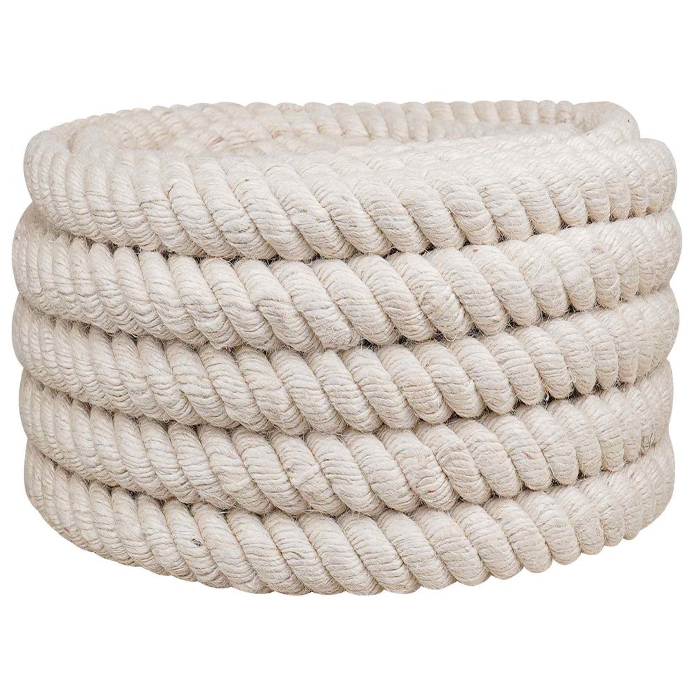 vidaXL Juterep 36 Vit 100% Tossa jute