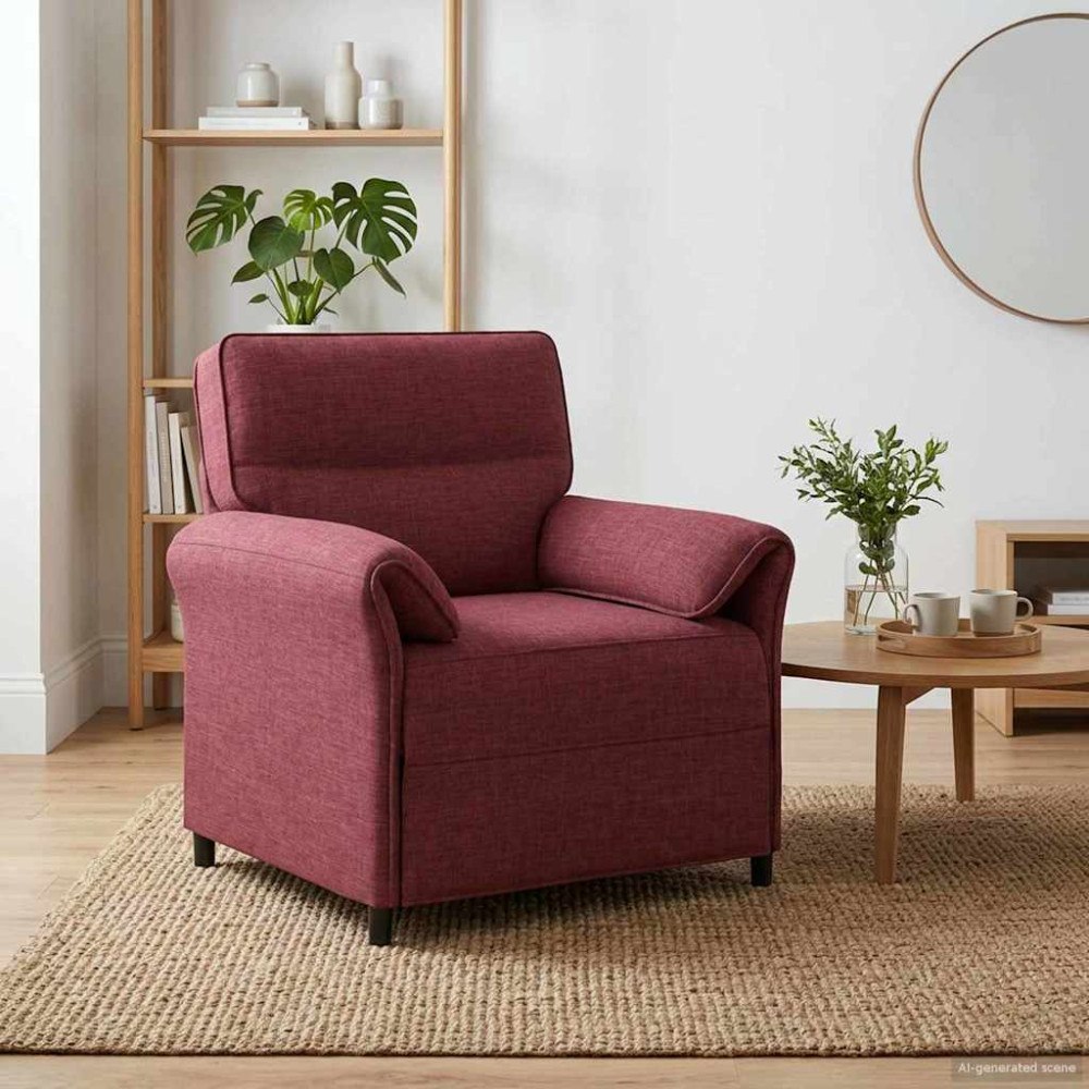 vidaXL Soffa 100% polyester metallram MDF, Plywood