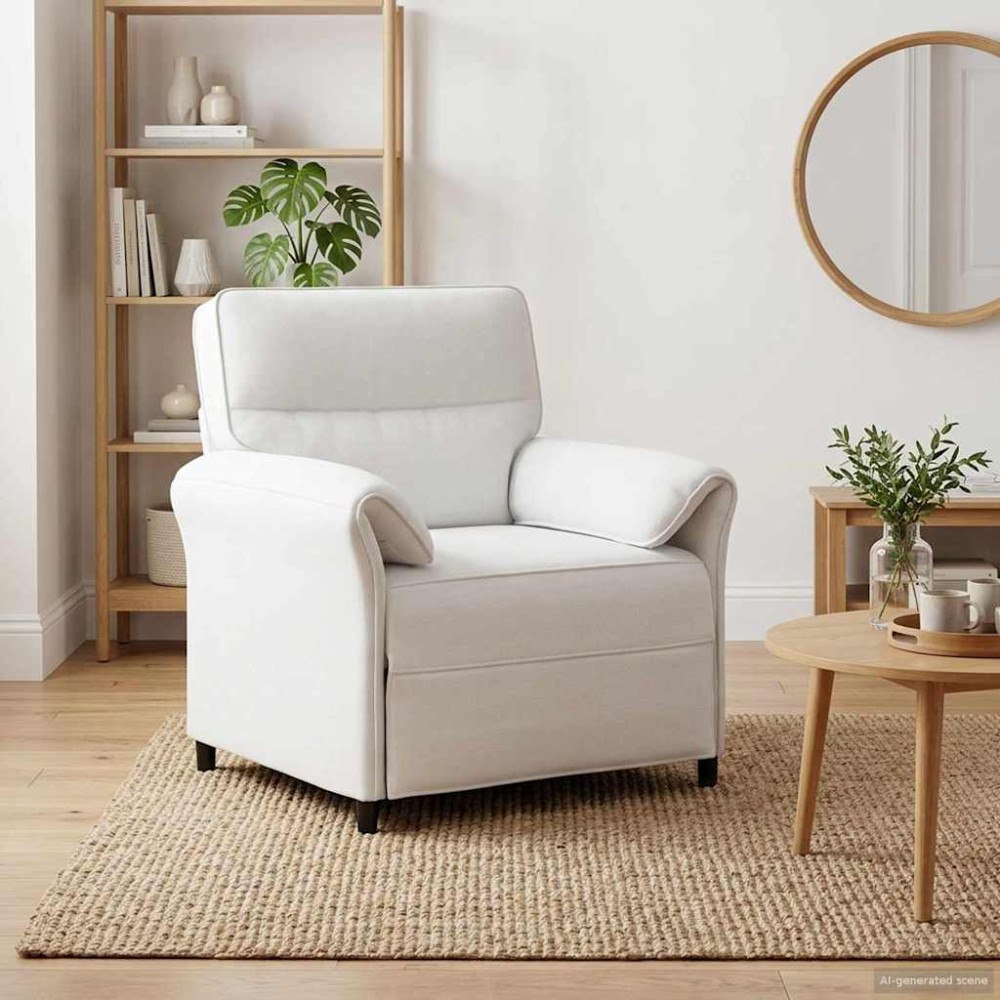vidaXL Soffa 100% polyester metallram MDF, Plywood