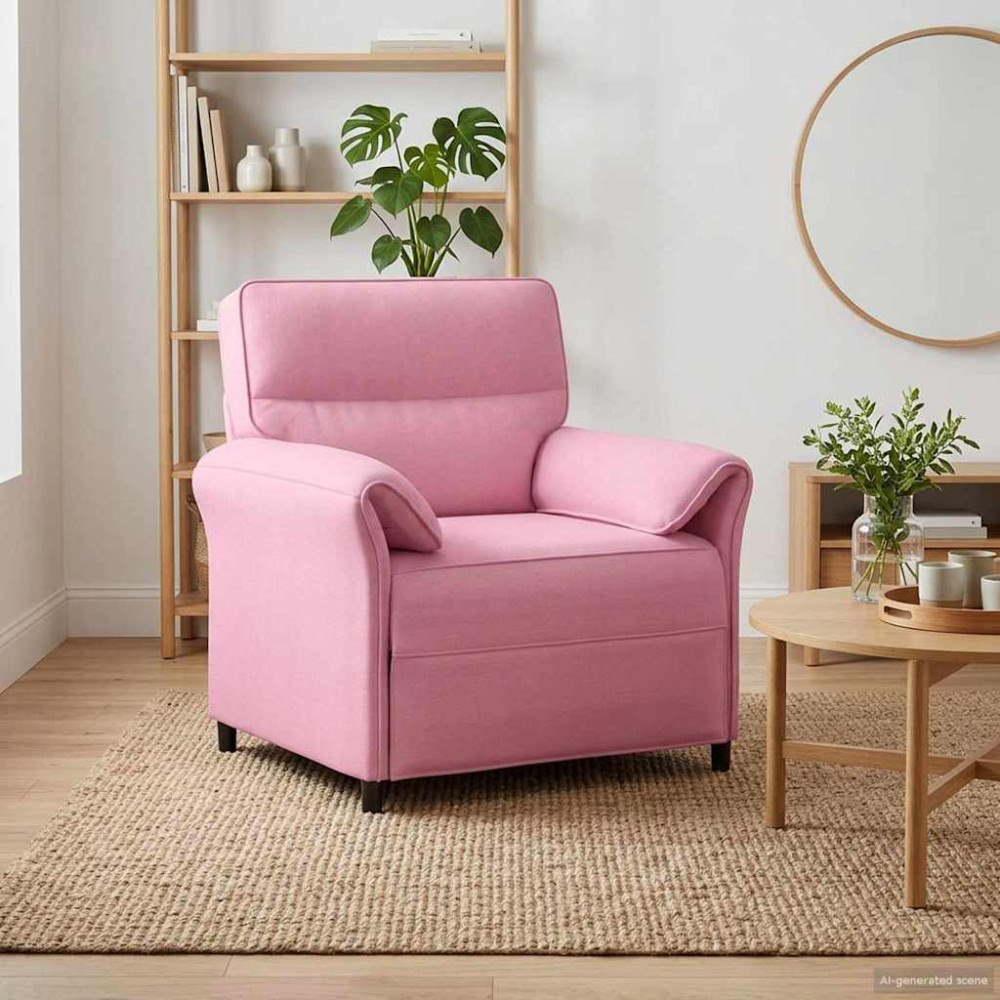 vidaXL Soffa 100% polyester metallram MDF, Plywood
