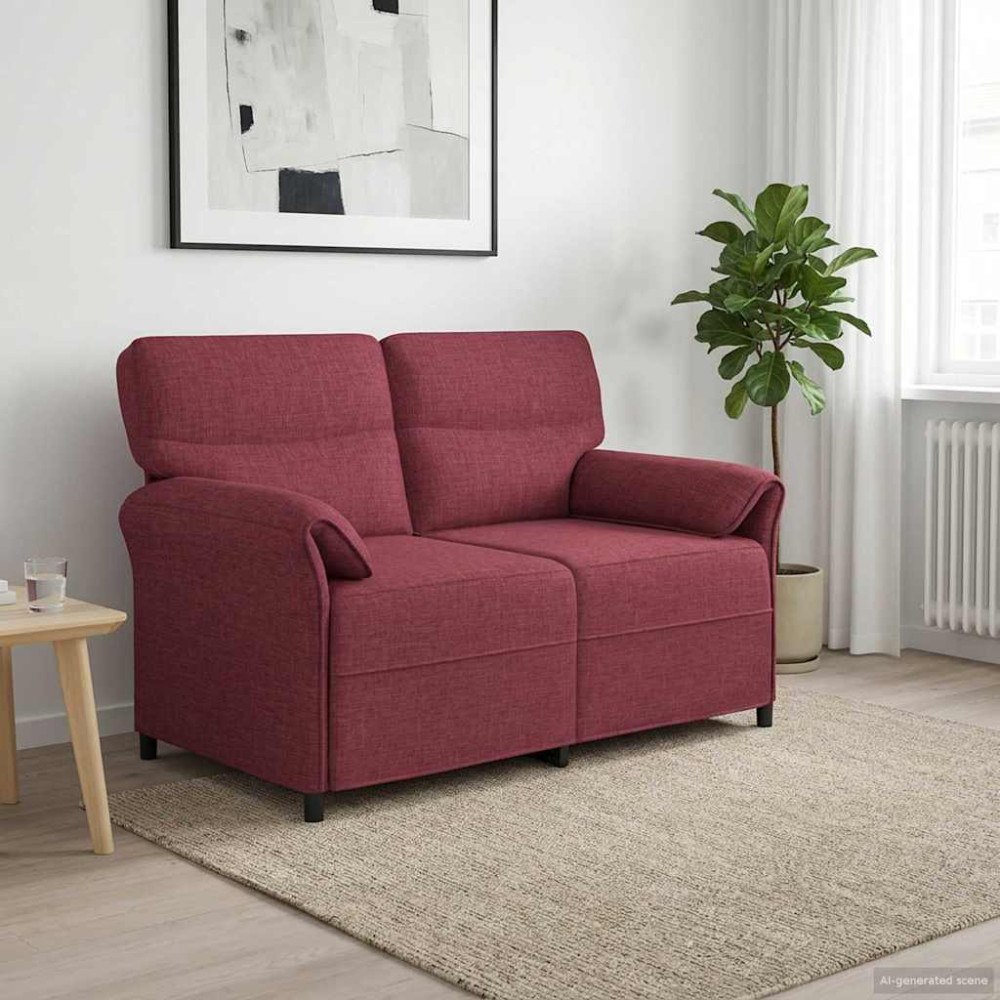 vidaXL Soffa 100% polyester metallram MDF, Plywood