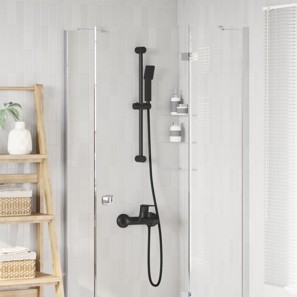 vidaXL Duschsystemset stål