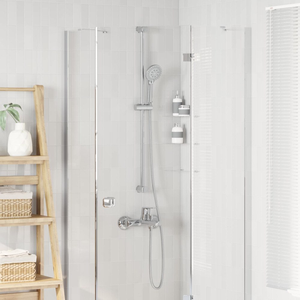 vidaXL Duschsystemset Krom 101 cm Rostfritt stål