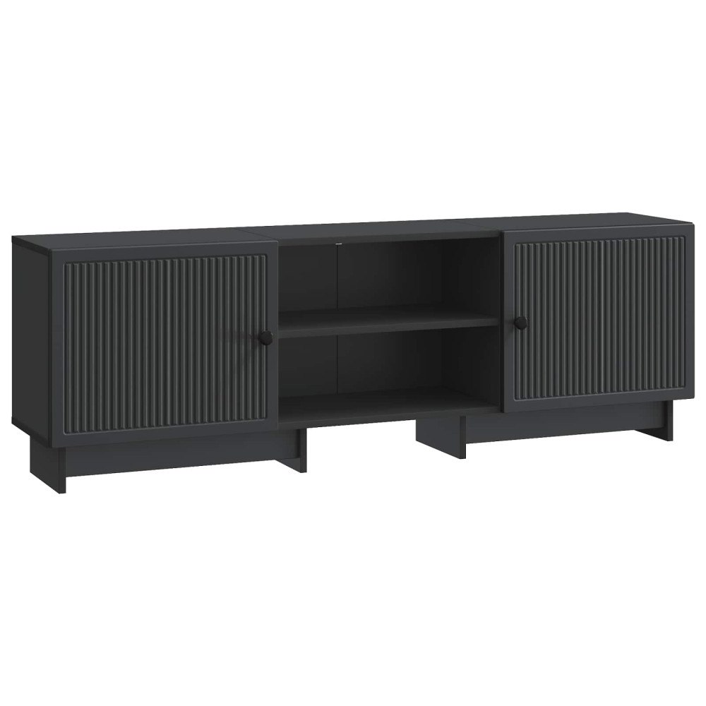 vidaXL TV-skåp Svart 150 x 31 x 50 cm Konstruerat trä